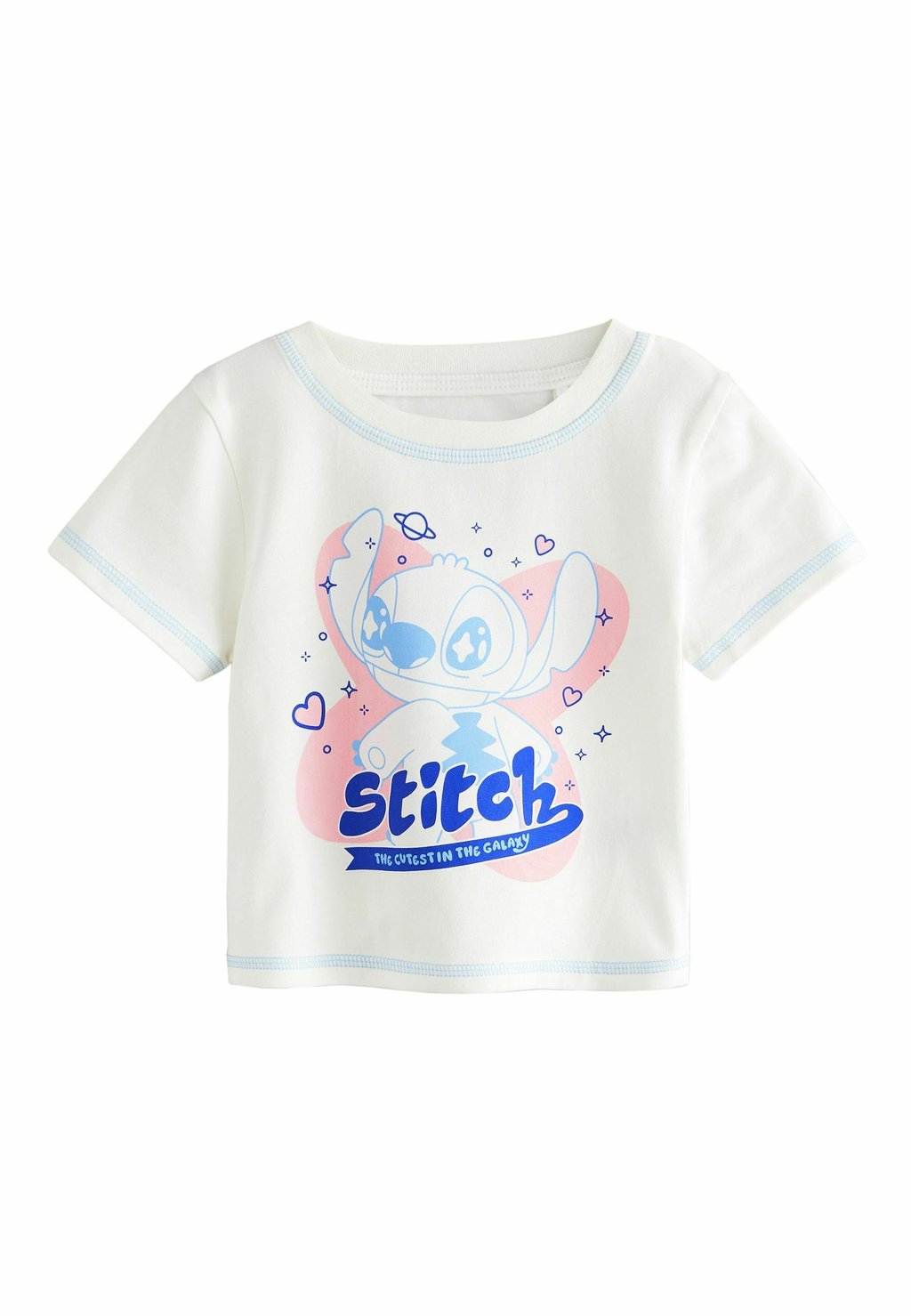

Футболка с принтом REGULAR FIT COSMIC LILO AND STITCH Next, белый