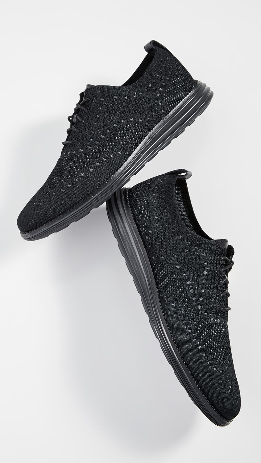Мужские кроссовки Cole Haan Originalgrand Stitchlite Wingtip, черный — фото 4