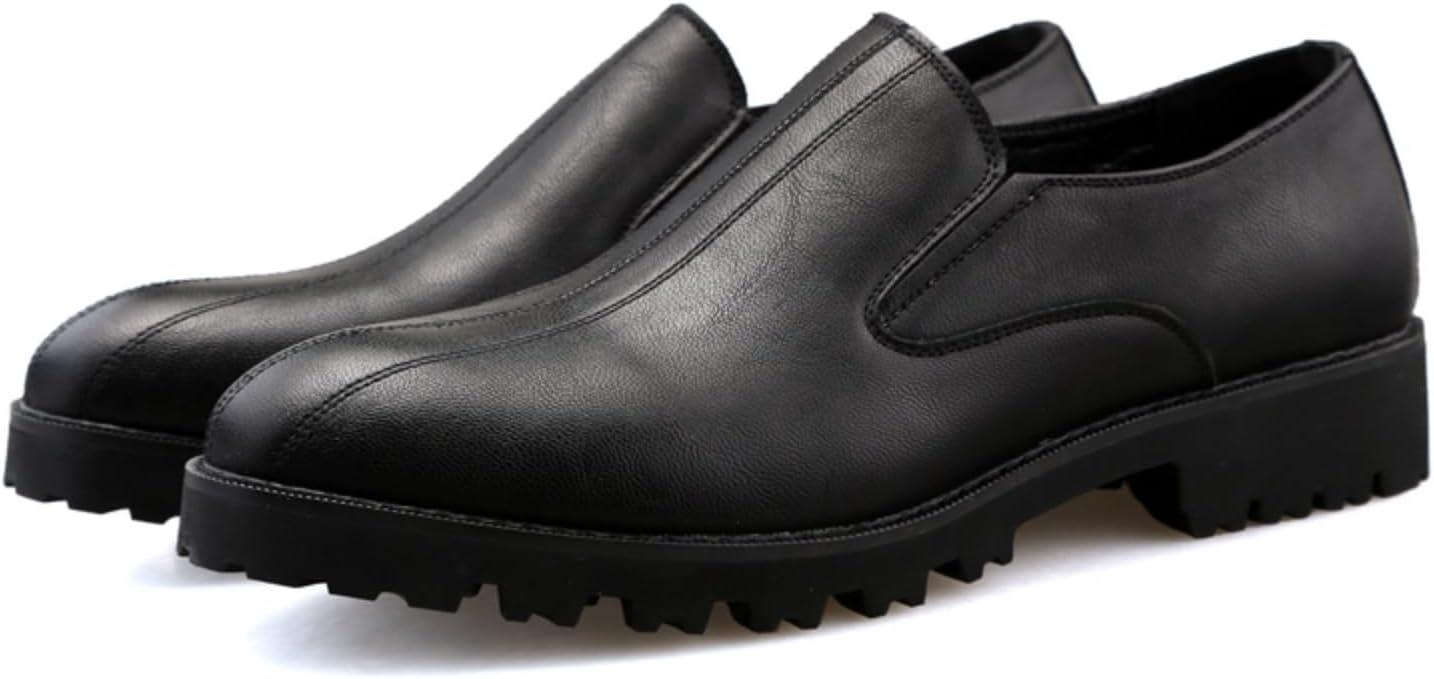 

Мужские коричневые слипоны - винтажные кожаные лоферы, удобная повседневная и офисная обувь Aokisx