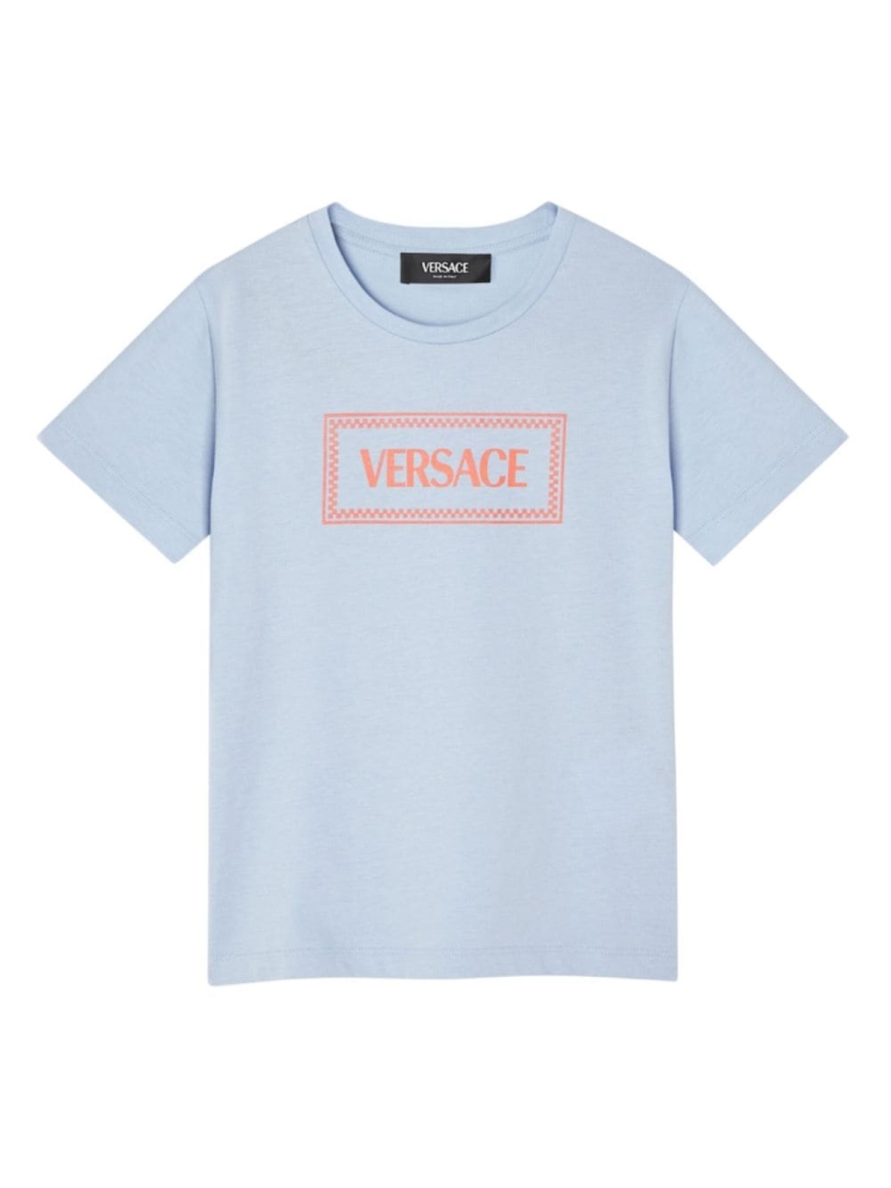 

Versace Kids футболка из джерси с логотипом, синий