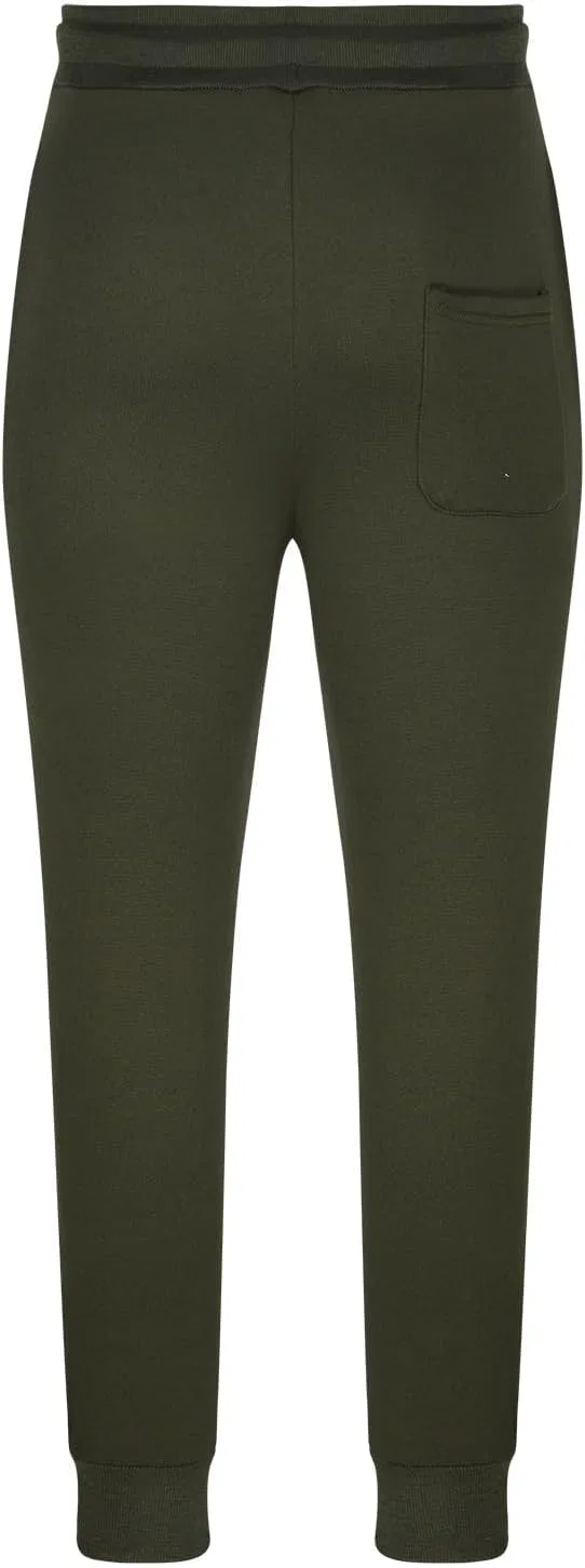 Спортивные брюки на флисе с карманами, Army Green — фото 4