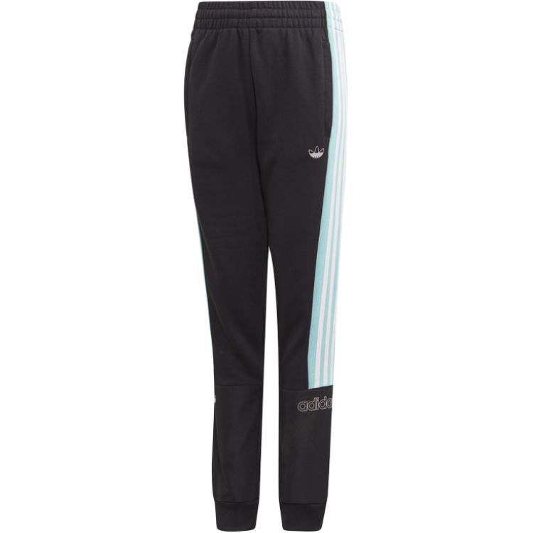 

Adidas Originals Черные вязаные спортивные штаны для подростков