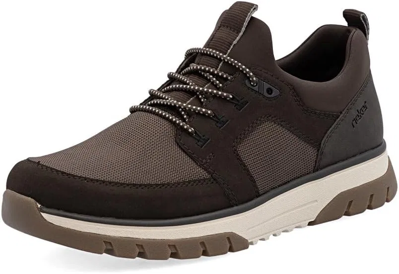 Мужские кроссовки Rieker B9351 на шнуровке со свободной стелькой, Brown 25