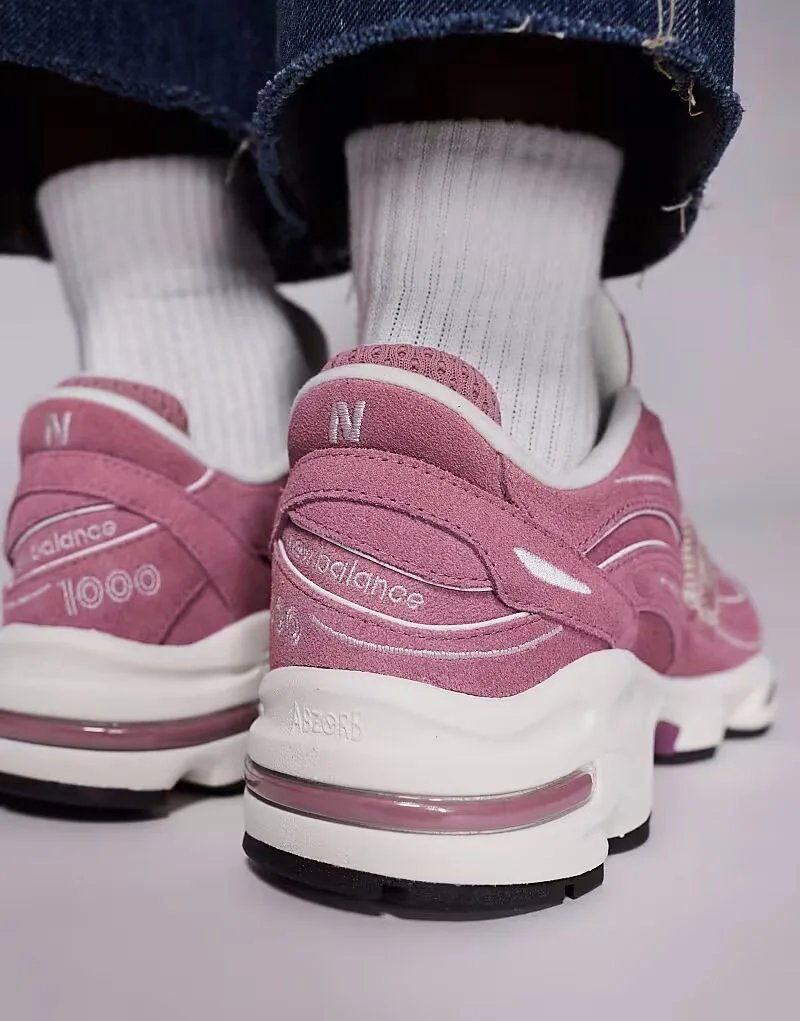 Унисекс кроссовки New Balance M1000 розового цвета — фото 3