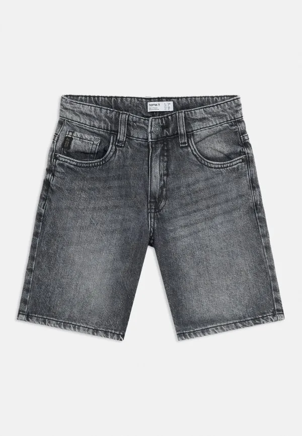 Джинсовые шорты Name It, Black Denim — фото 3