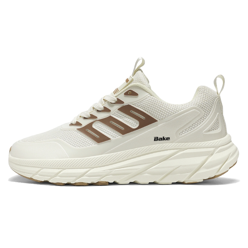

BAKE Мужские бежевые повседневные низкие кроссовки с амортизацией, устойчивые к истиранию и дышащие, цвет Beige