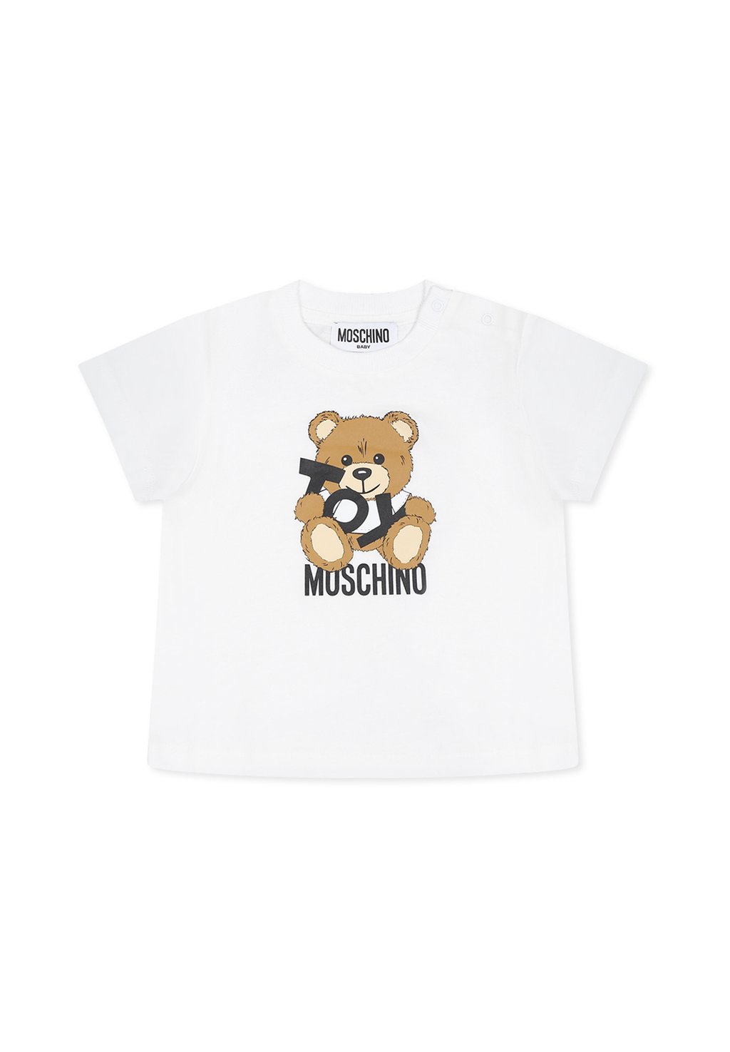 

Футболка с принтом MOSCHINO, белый