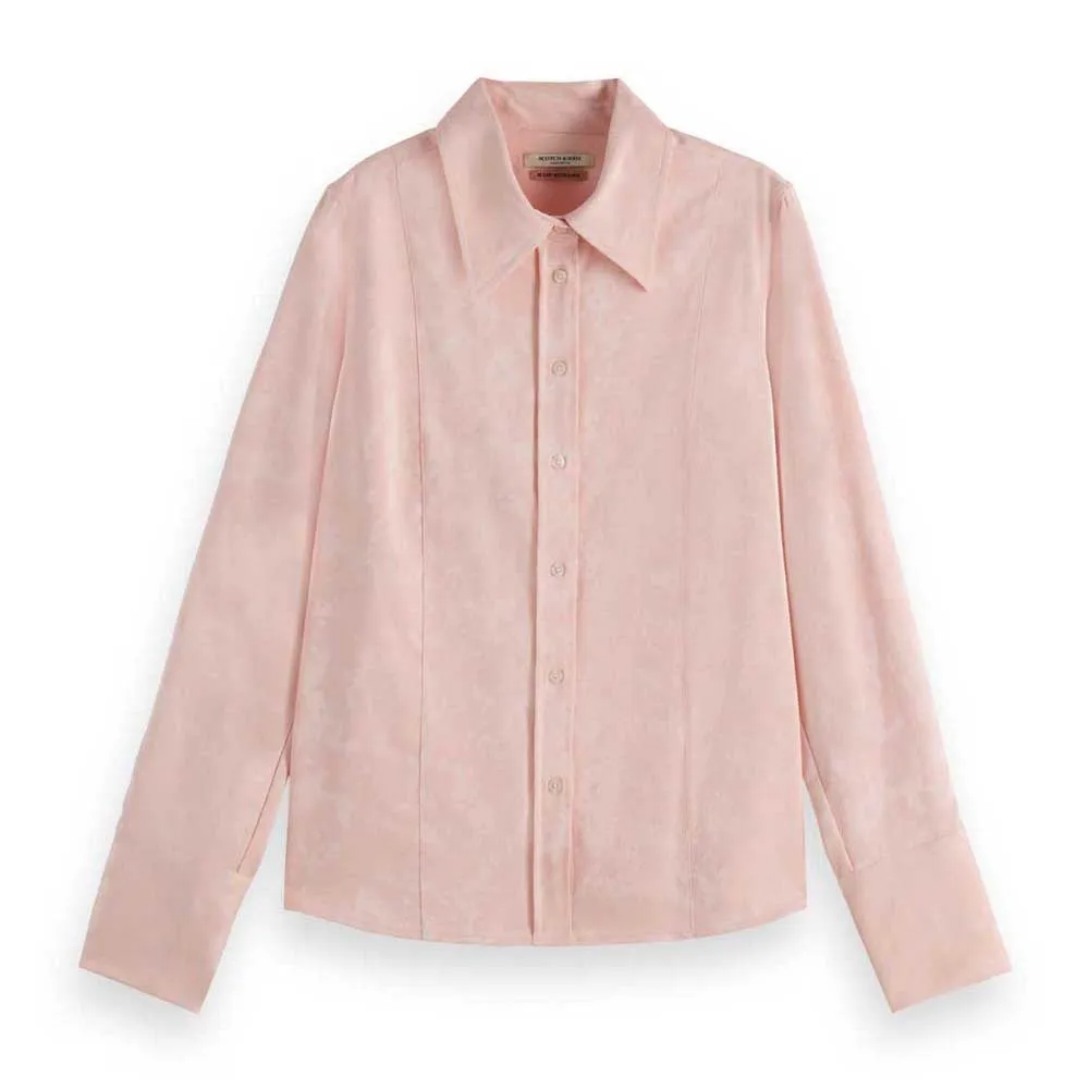 

Рубашка с длинным рукавом Scotch & Soda 179596 Satin, розовый