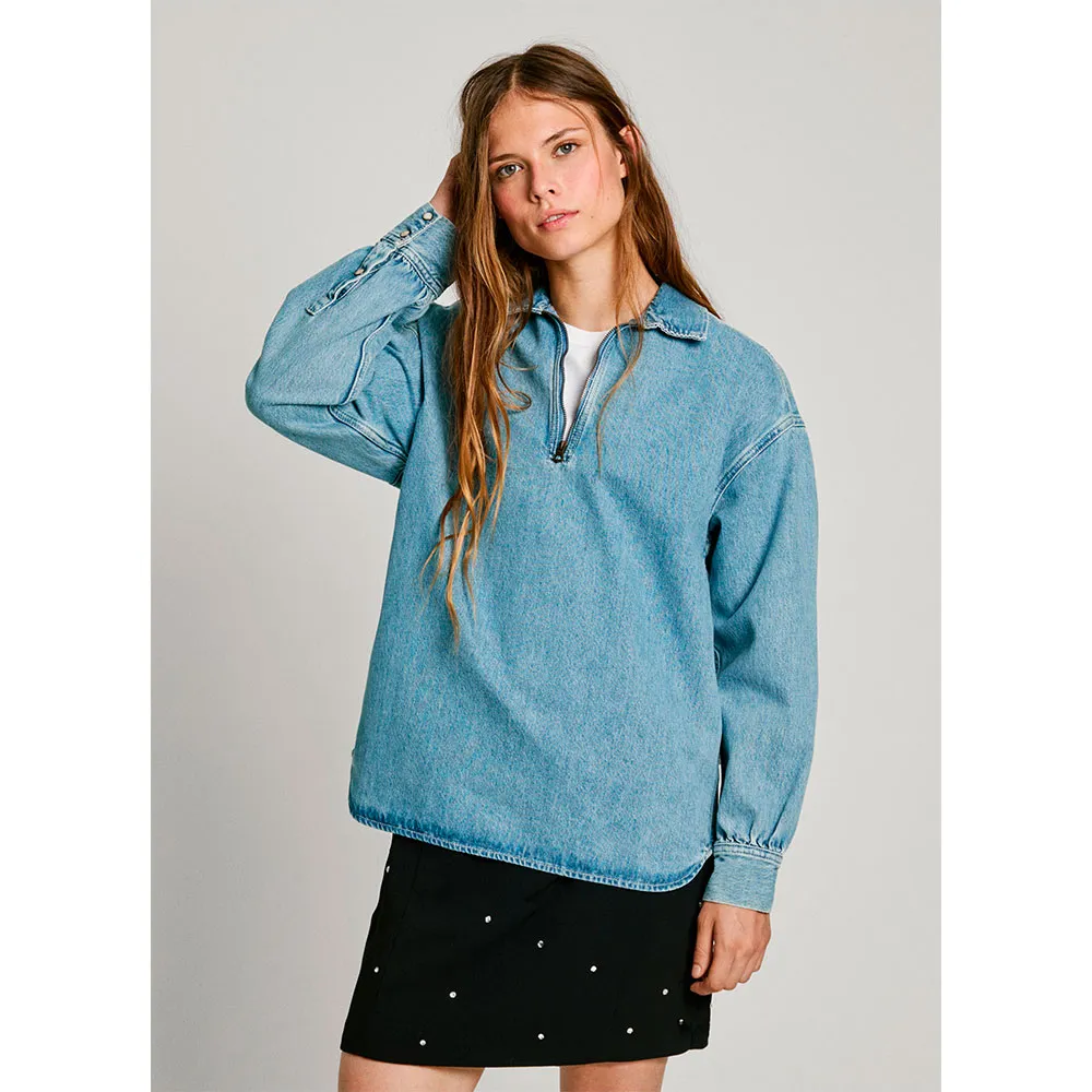 

Рубашка с длинным рукавом Pepe Jeans Nova, синий