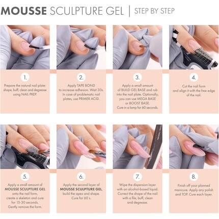 Victoria Vynn Mousse Sculpture Gel 50 мл Новый тиксотропный гель New Coral Soft 03 — фото 3
