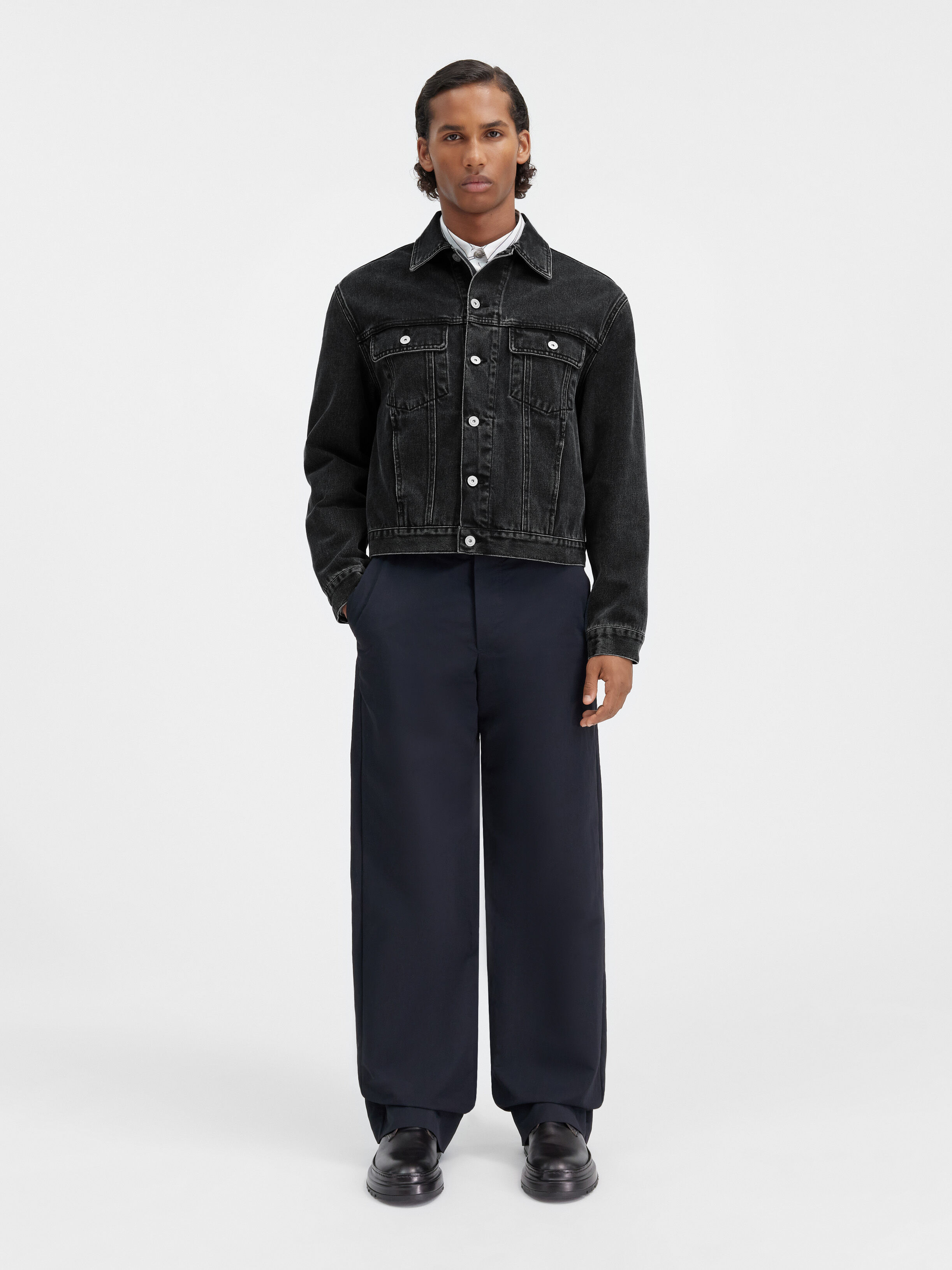 

Джинсовая куртка JACQUEMUS The denim de-Nîmes jacket, черный