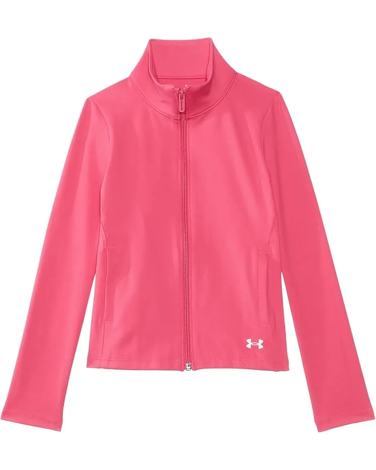 Куртка Under Armour Kids Motion Jacket (Big Kid), Super Pink/ White