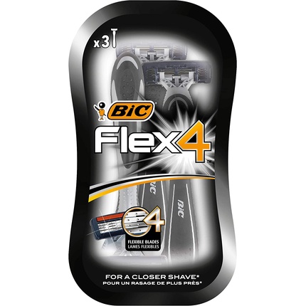 

Набор бритв Flex 4 Comfort для мужчин, 3 лезвия, Bic