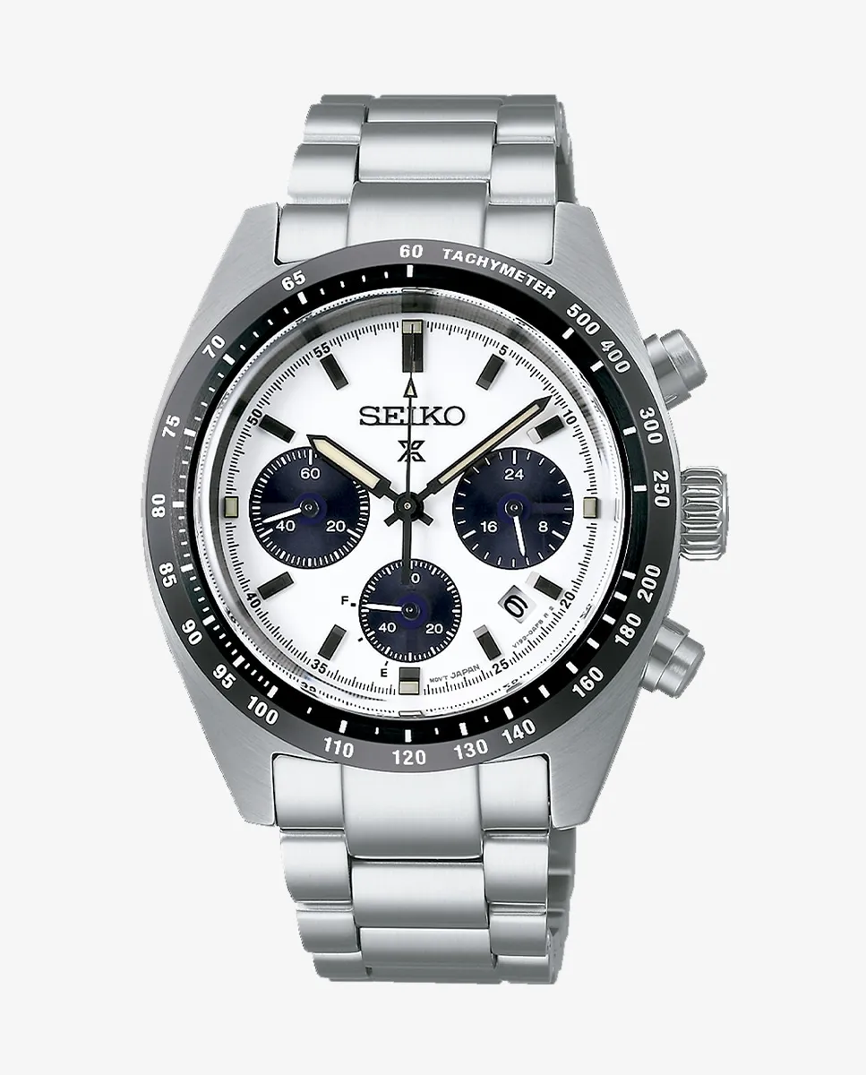 

Мужские часы Prospex SSC813P1 из стали с серебряным ремешком Seiko, серебряный