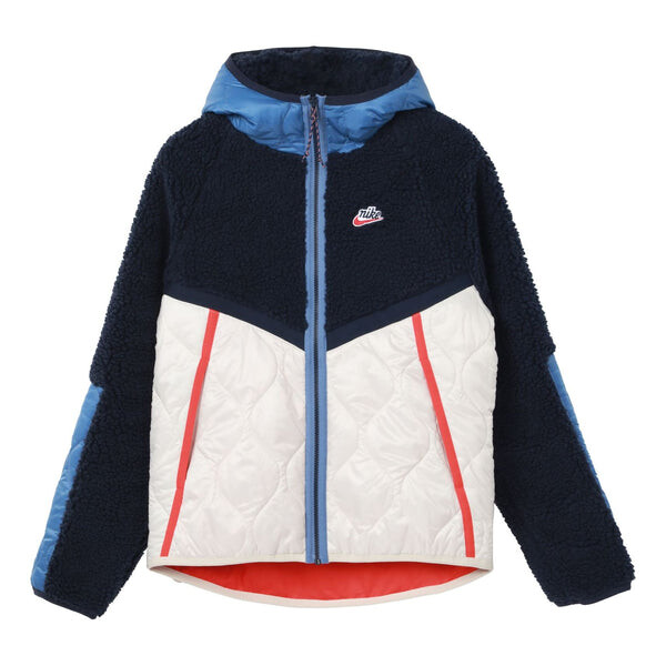 

Куртка Nike Sportswear Heritage Color Warm Cap Jacket Men Obsidian Black, черный