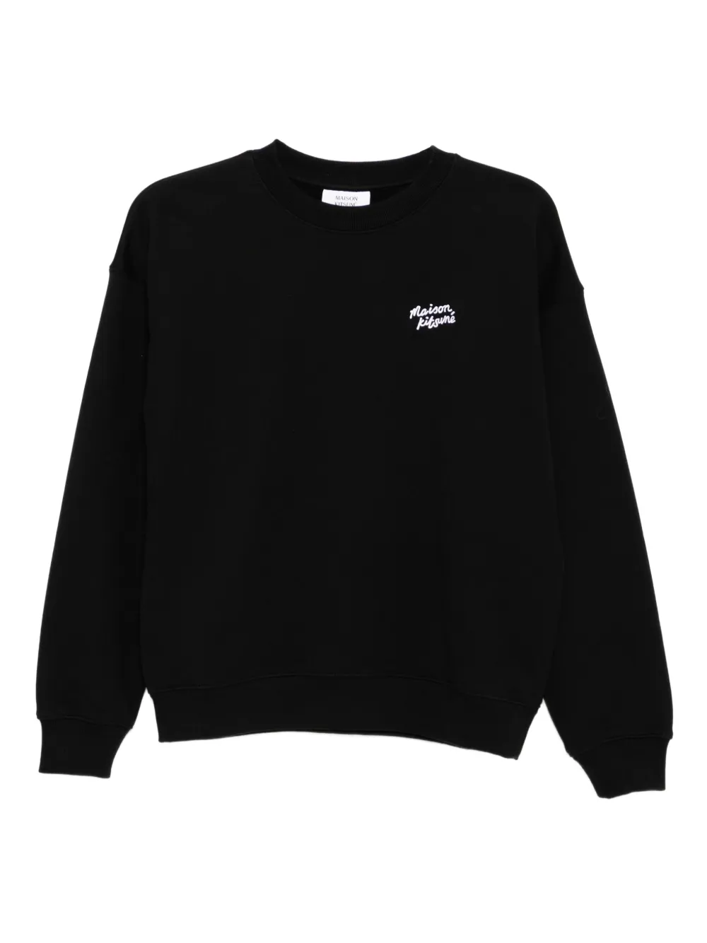

Толстовка с вышитым логотипом Maison Kitsuné, черный