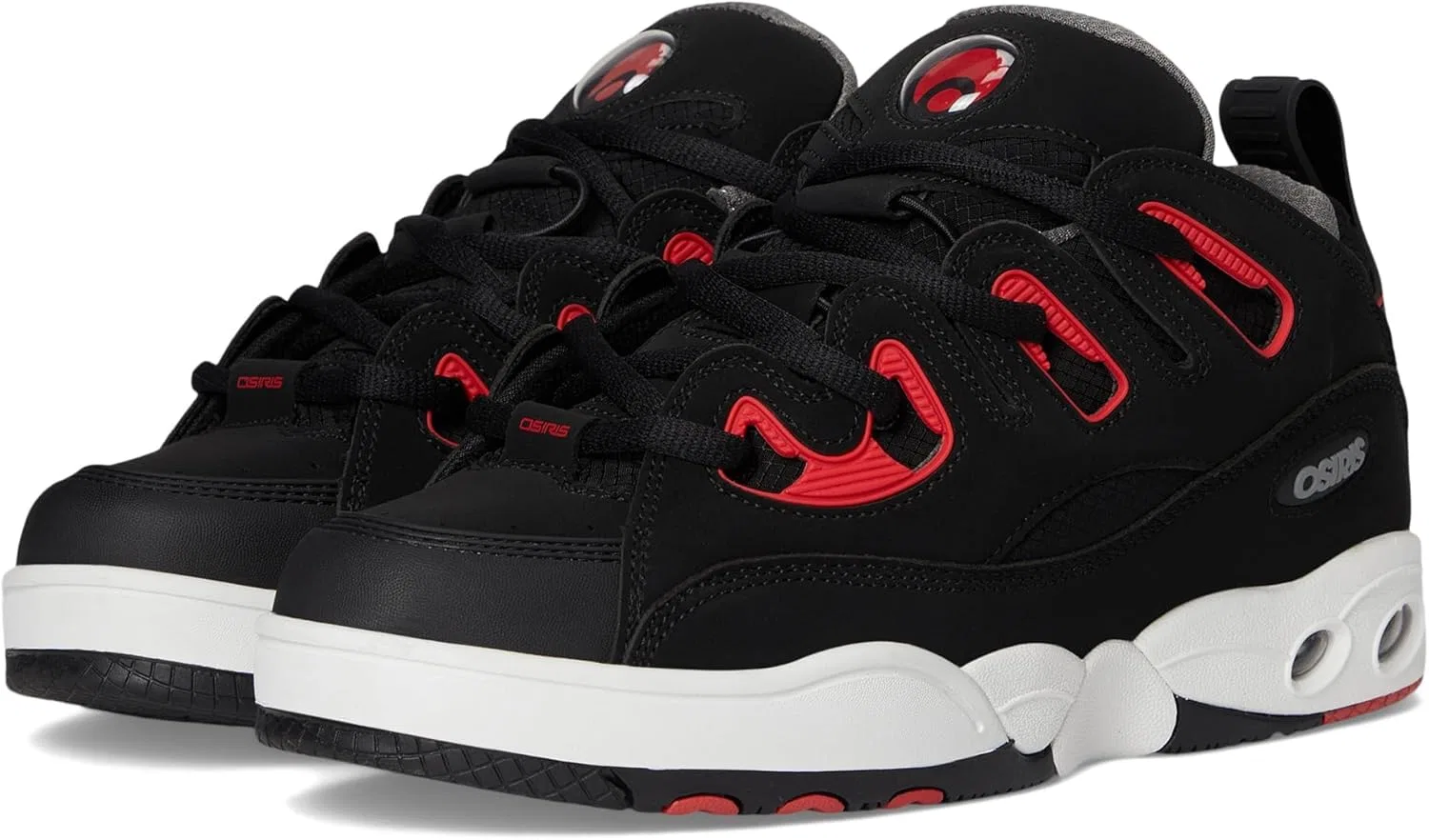 Кроссовки Osiris D3 E, Black/Charcoal/Red