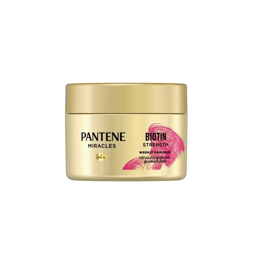 

Pantene Еженедельная маска для волос Pro-V Miracles Biotin Strength 170 мл, Gold