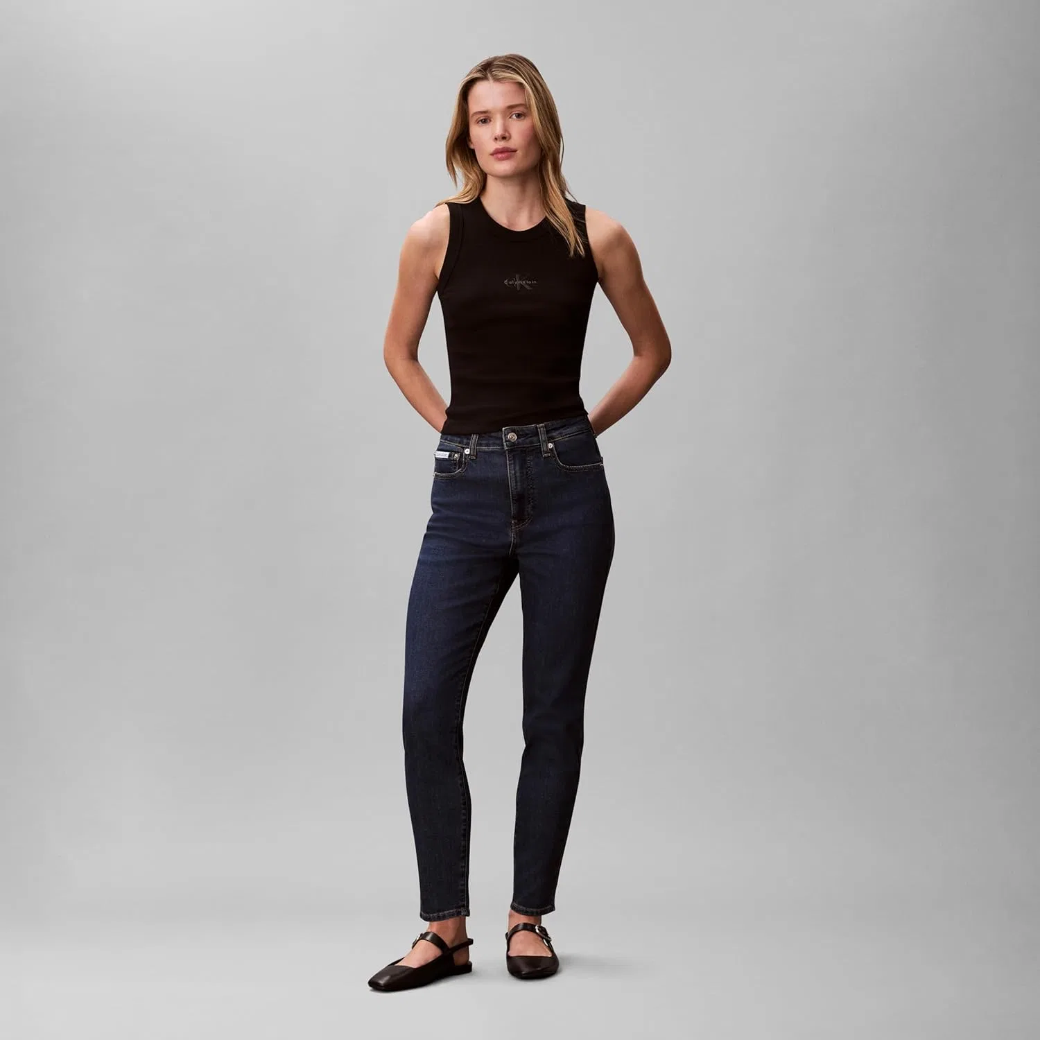 Calvin Klein Женские джинсы High Rise Skinny Fit, Winter Storm — фото 2