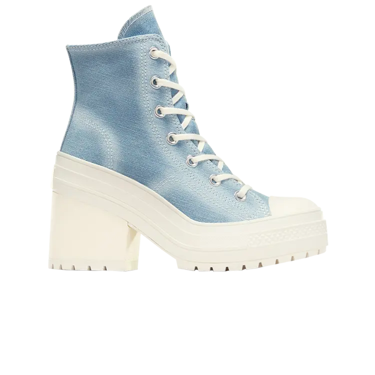 

Кроссовки Wmns Chuck 70 De Luxe Heel High, цвет Distressed Navy Denim