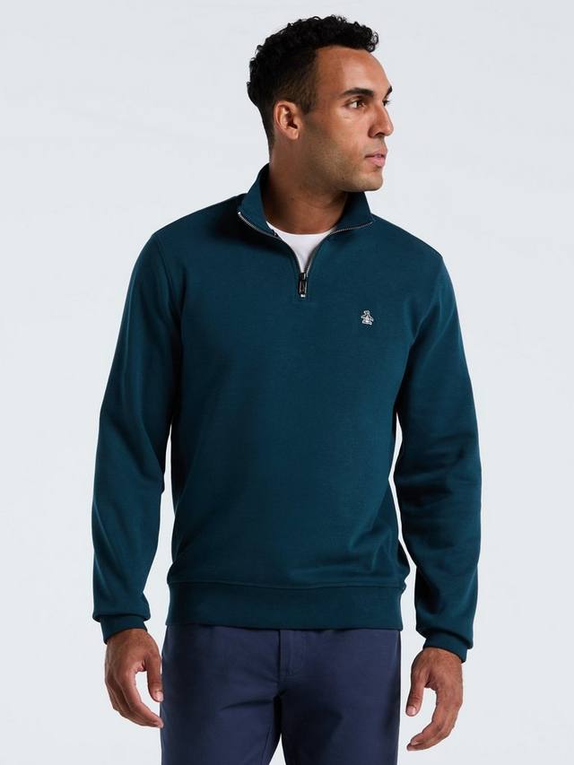 

Органический хлопковый флисовый джемпер с молнией Original Penguin, Reflecting Pond