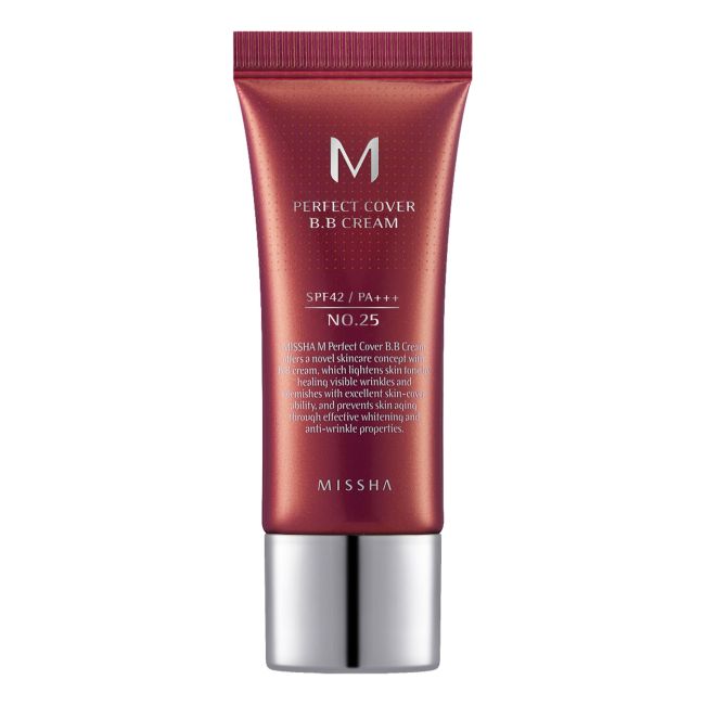 Крем для лица Missha — Perfect cover bb тонированный , цвет 25 warm beige, 20 мл — фото 2