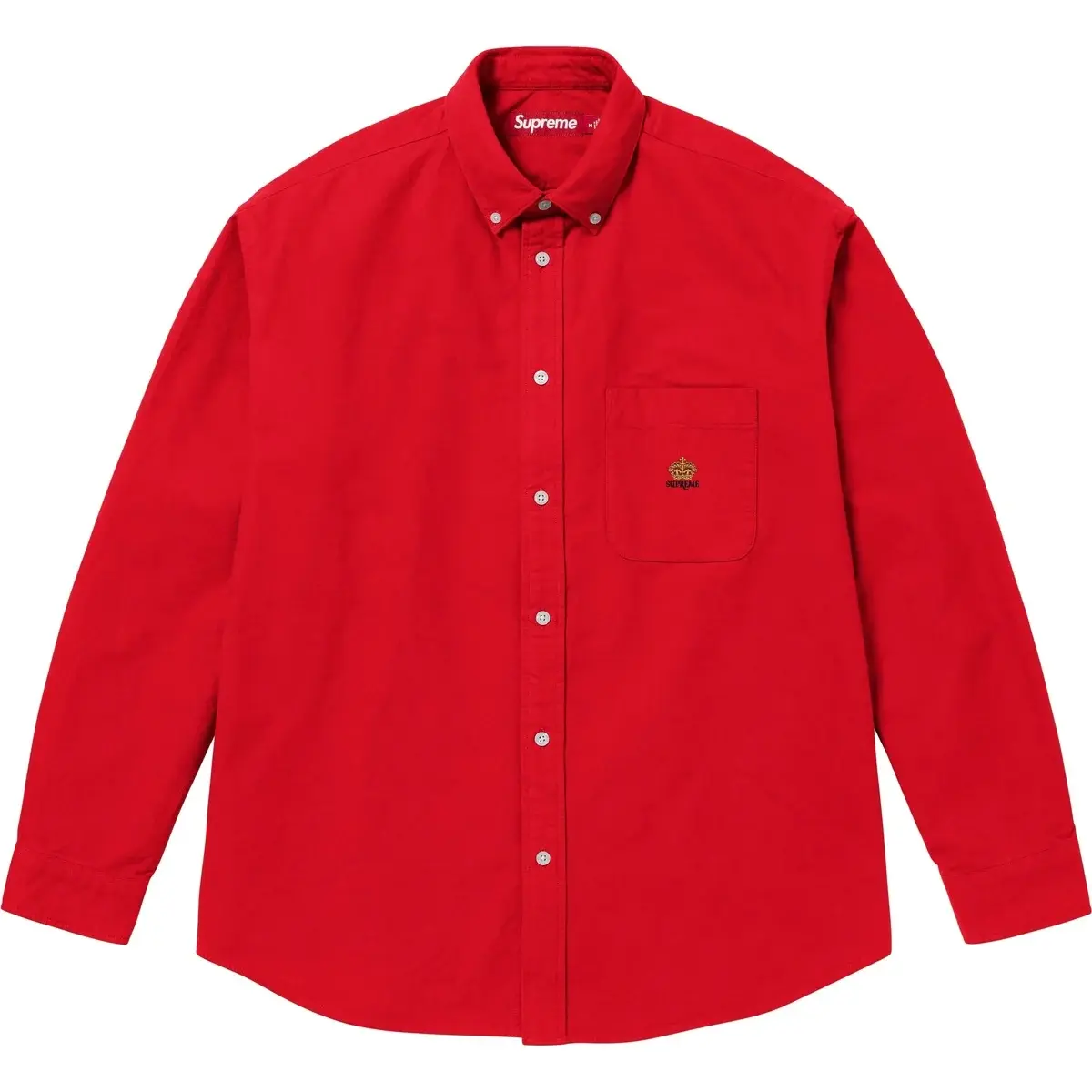 FW25 WEEK17 Свободная Фланелевая Оксфордская Рубашка Unisex Supreme, multicolor — фото 3