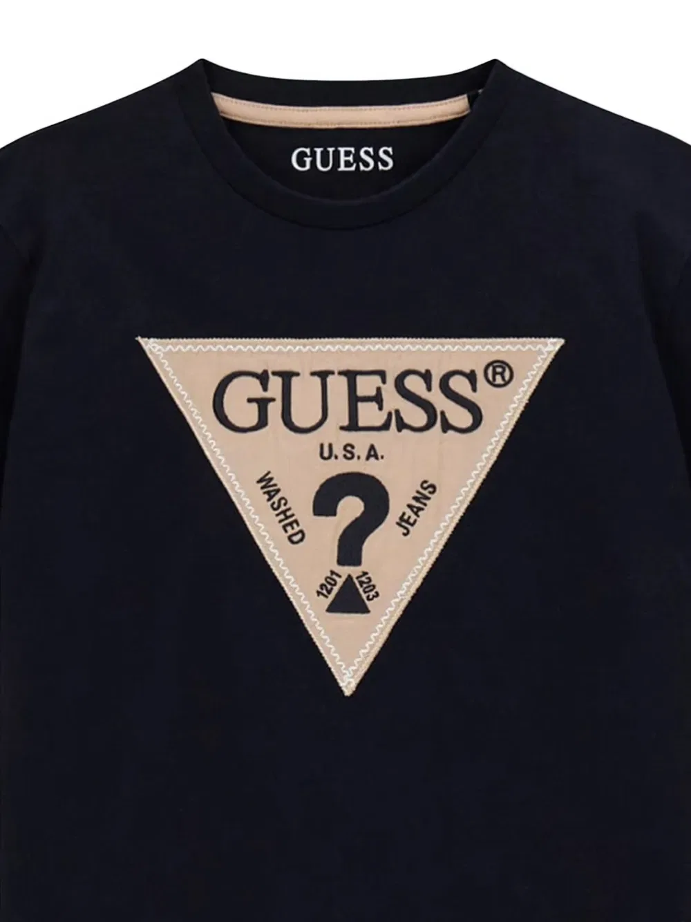 Футболка с логотипом Guess Kids, синий — фото 4