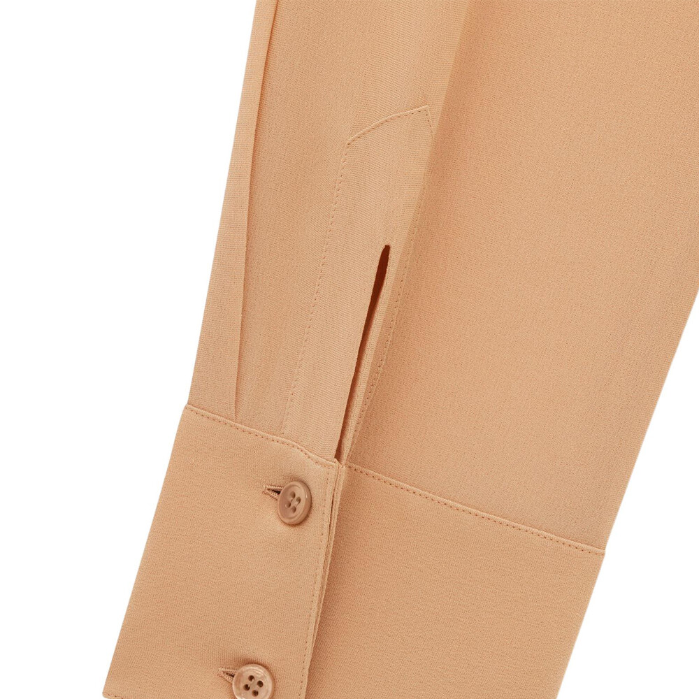 Рубашка мужская бежевая Saint Laurent, цвет Apricot Cream — фото 3