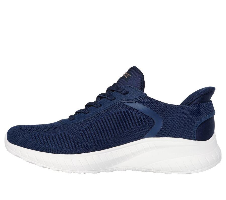 SKECHERS Женские кроссовки BOBS SQUAD CHAOS CURRENT MUSE Slip-On, темно-синие — фото 4