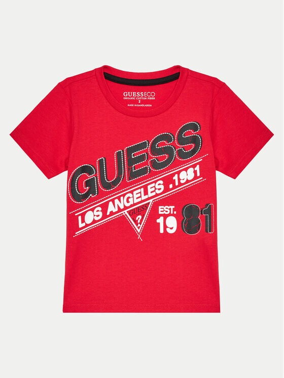 

Футболка стандартного кроя Guess, красный