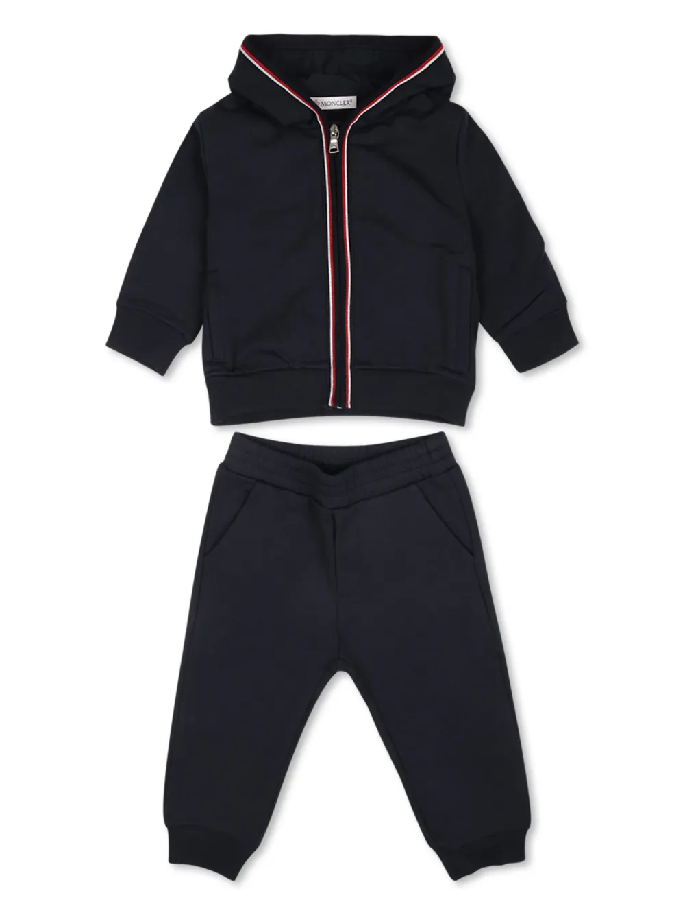 

Спортивный костюм в полоску Moncler Enfant, синий