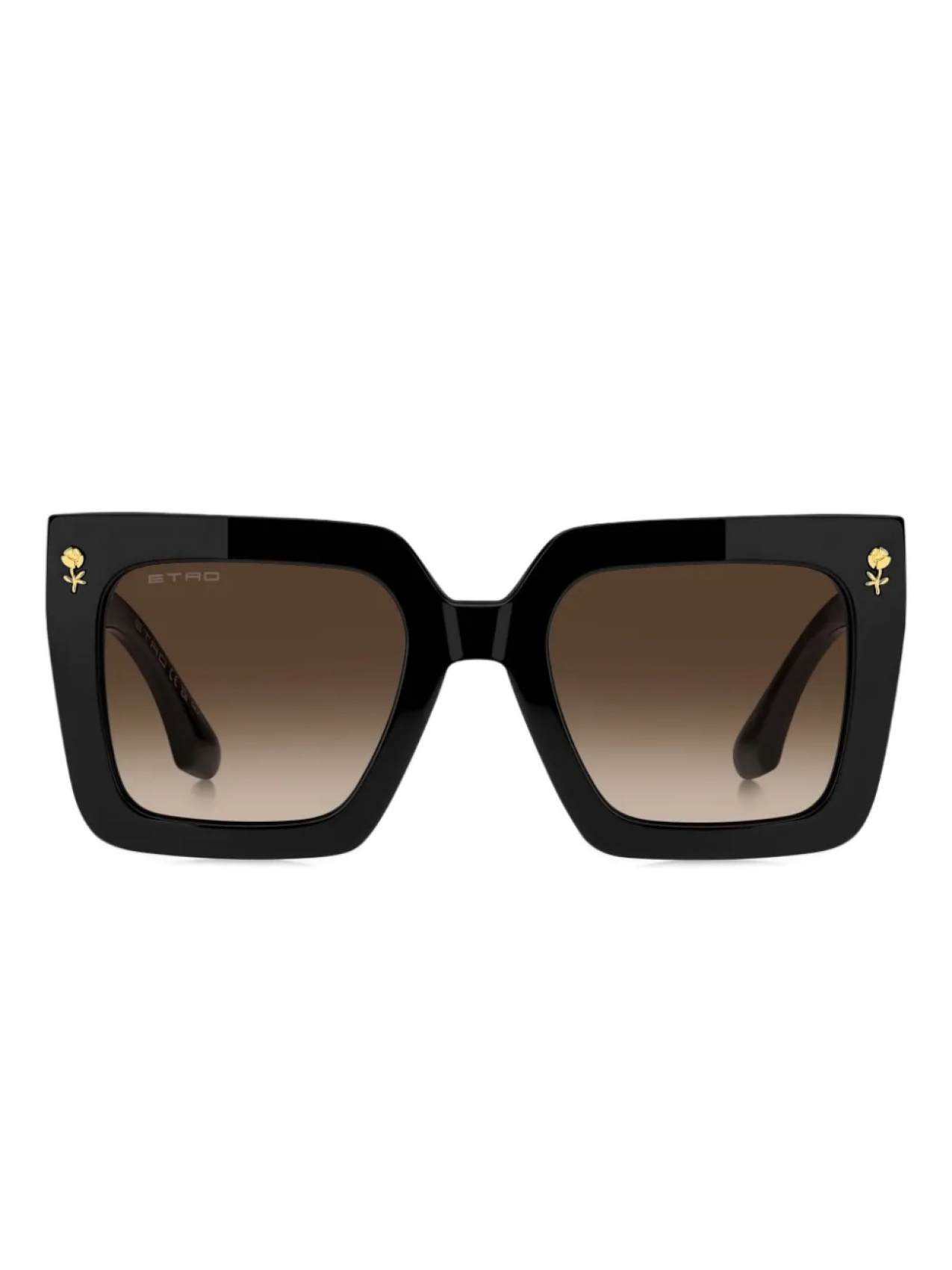 

ETRO солнцезащитные очки в квадратной оправе, черный