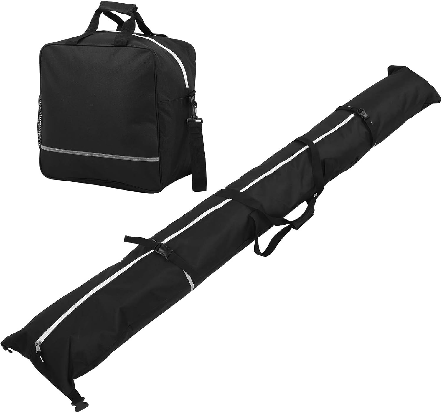 

Сумка для сноуборда, сумки для лыжных ботинок, водонепроницаемая сумка для лыжных ботинок, регулируемый чехол для переноски большинства моделей сноубордов, черный нейлон Yuecoom, #111