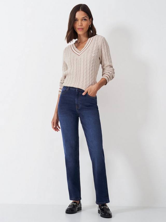 

Джинсы свободного кроя Crew Clothing, Airforce Blue