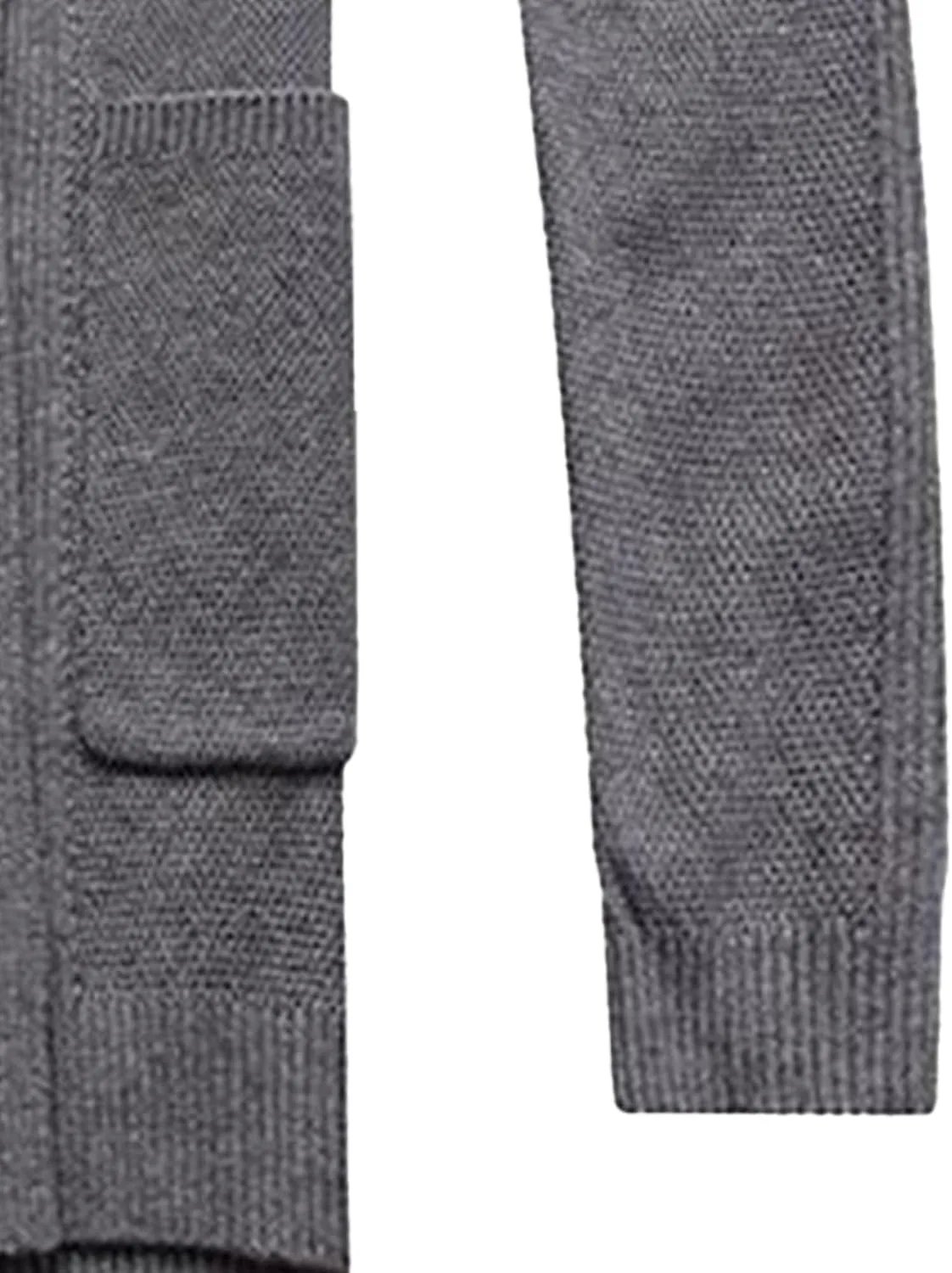 Мужской кардиган с открытой планкой slim fit — фото 3
