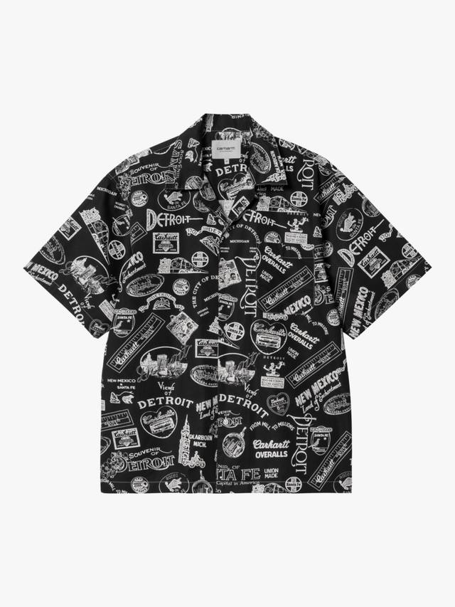 

Хлопковая футболка Regular Fit с сувенирным принтом State Carhartt WIP, State Svn Black/Wax