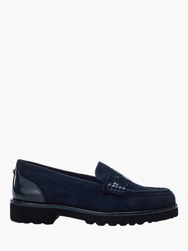 Ellaria замшевые лоферы Moda in Pelle, Navy