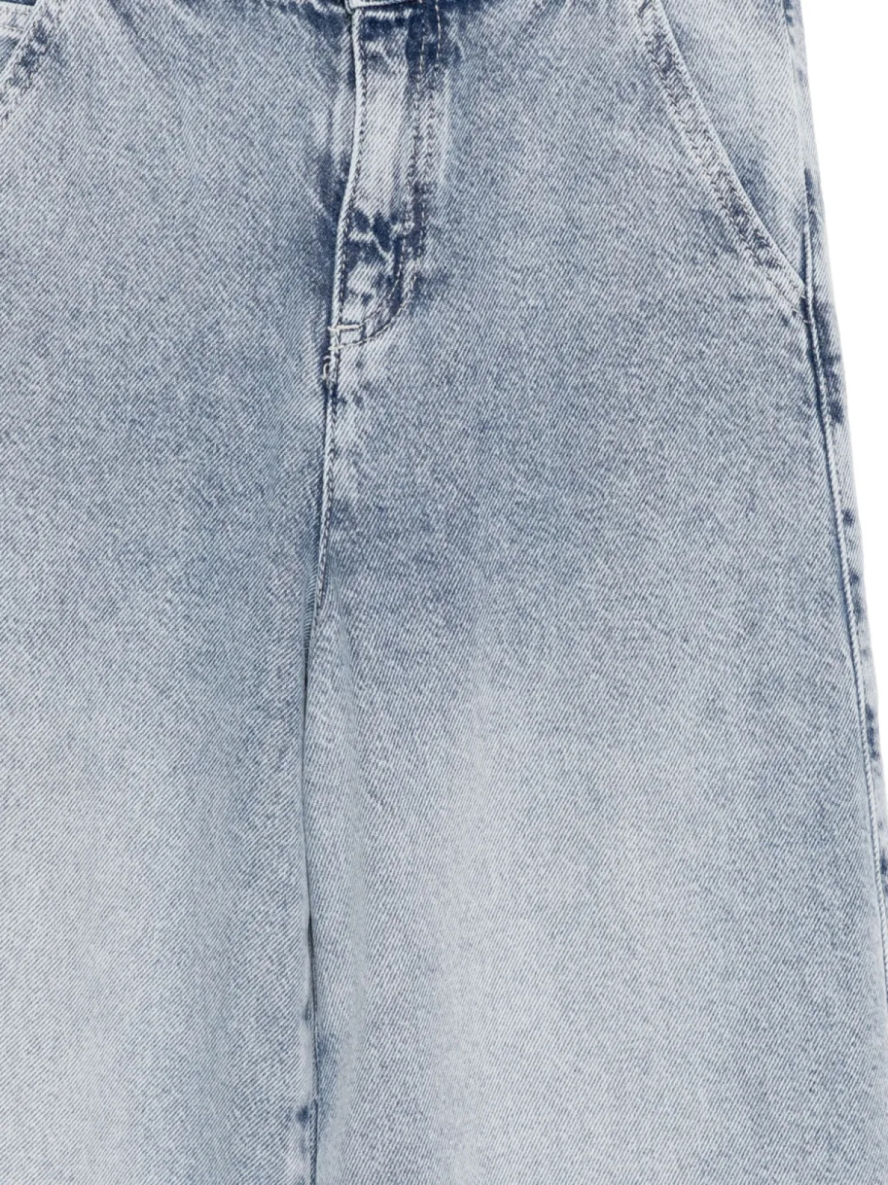 Широкие джинсы Emporio Armani Kids, синий — фото 3