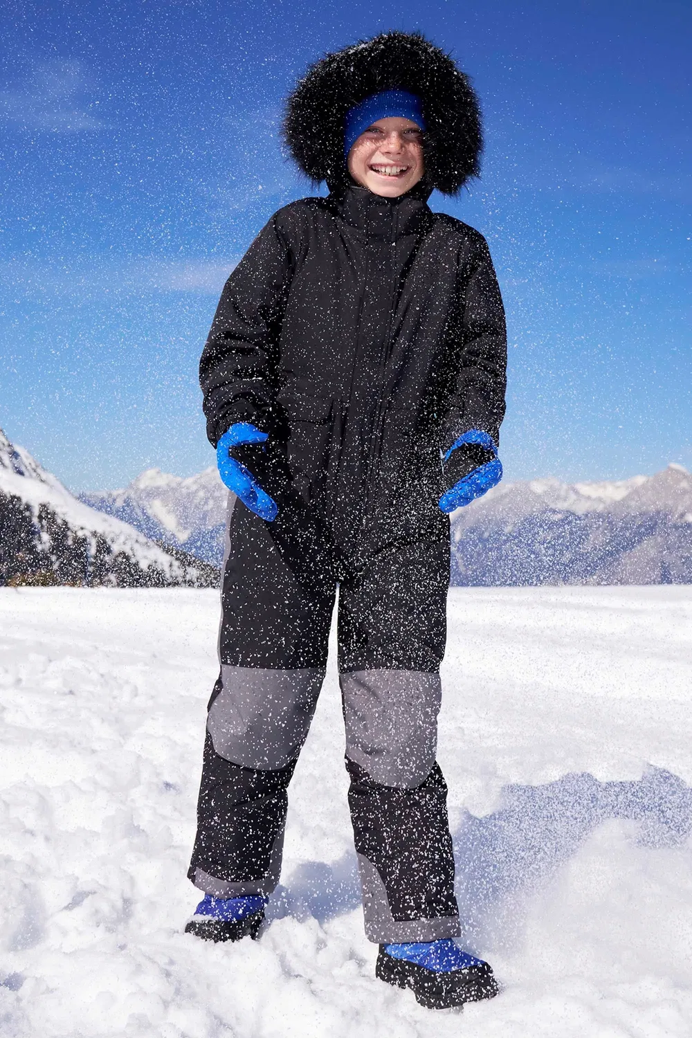 Детский зимний комбинезон Mountain Warehouse Piste, черный