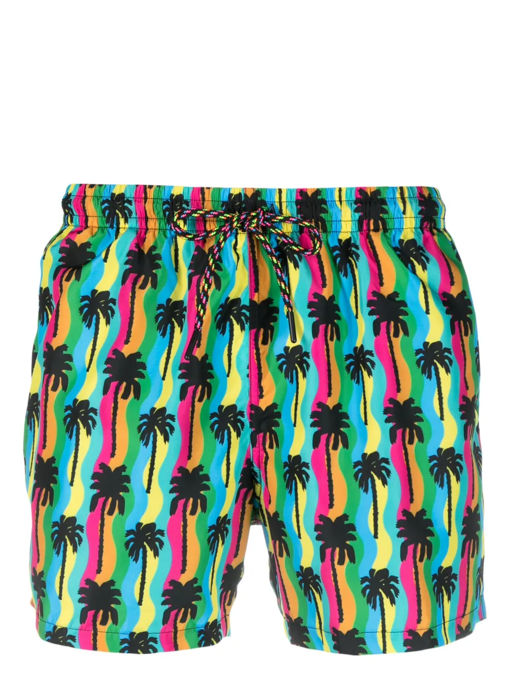 

Плавки-шорты с кулиской и графичным принтом Nos Beachwear, зеленый