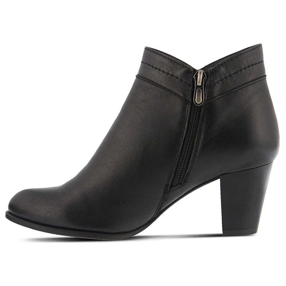 Ботильоны на толстом каблуке Itilia Spring Step, black leather — фото 3