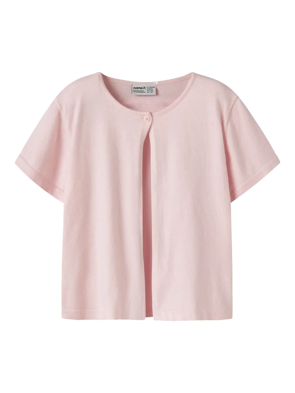 Кардиган из плоского трикотажа Name it, cradle pink