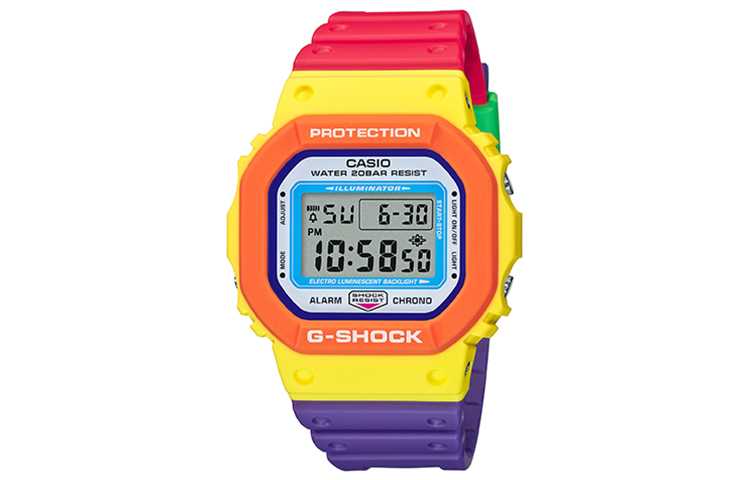 

Мужские часы серии G-SQUAD DW-5610DN-9PR CASIO