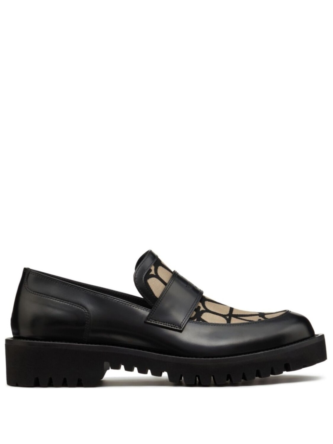 

Valentino Garavani лоферы Toile Iconographe, черный