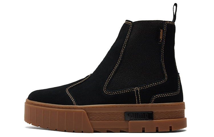 Кроссовки Puma Women's Mayze Chelsea Suede 'Black Gum'