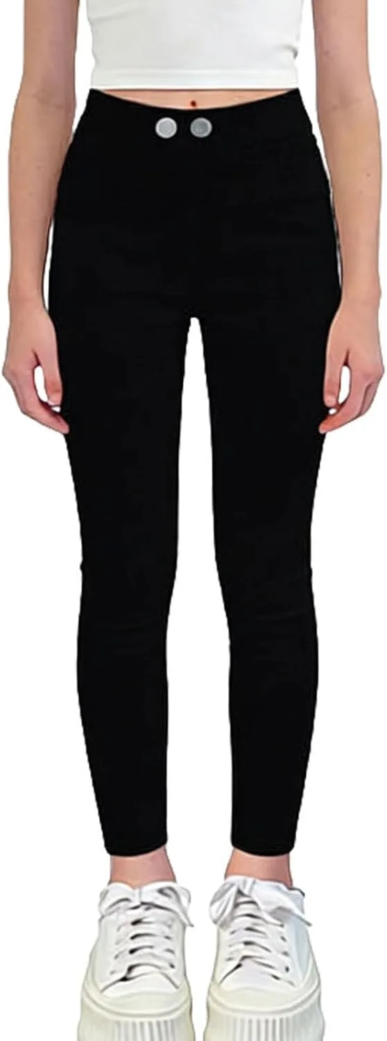 

Джинсы-легинсы для девочек с эластичным поясом