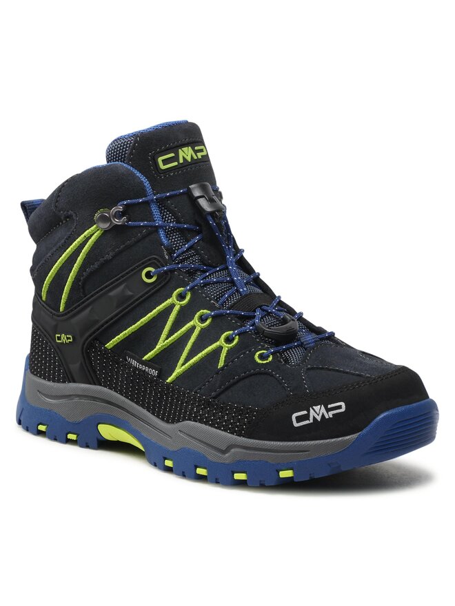 Треккинговые кроссовки Kids Rigel Mid Trekking Shoe Wp 3Q12944 Cmp, синий — фото 2
