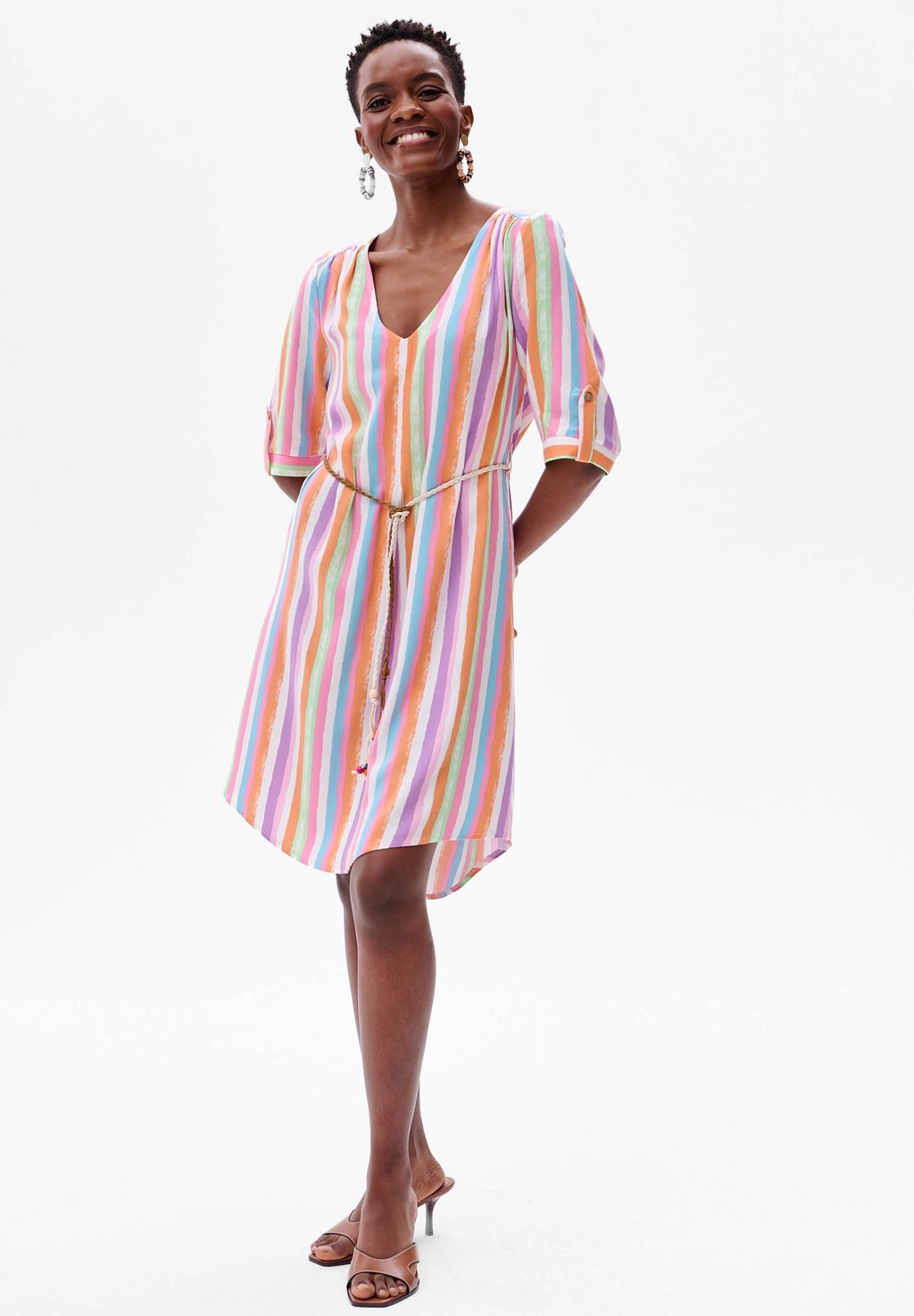 

Повседневное платье blue shadow, бежевый