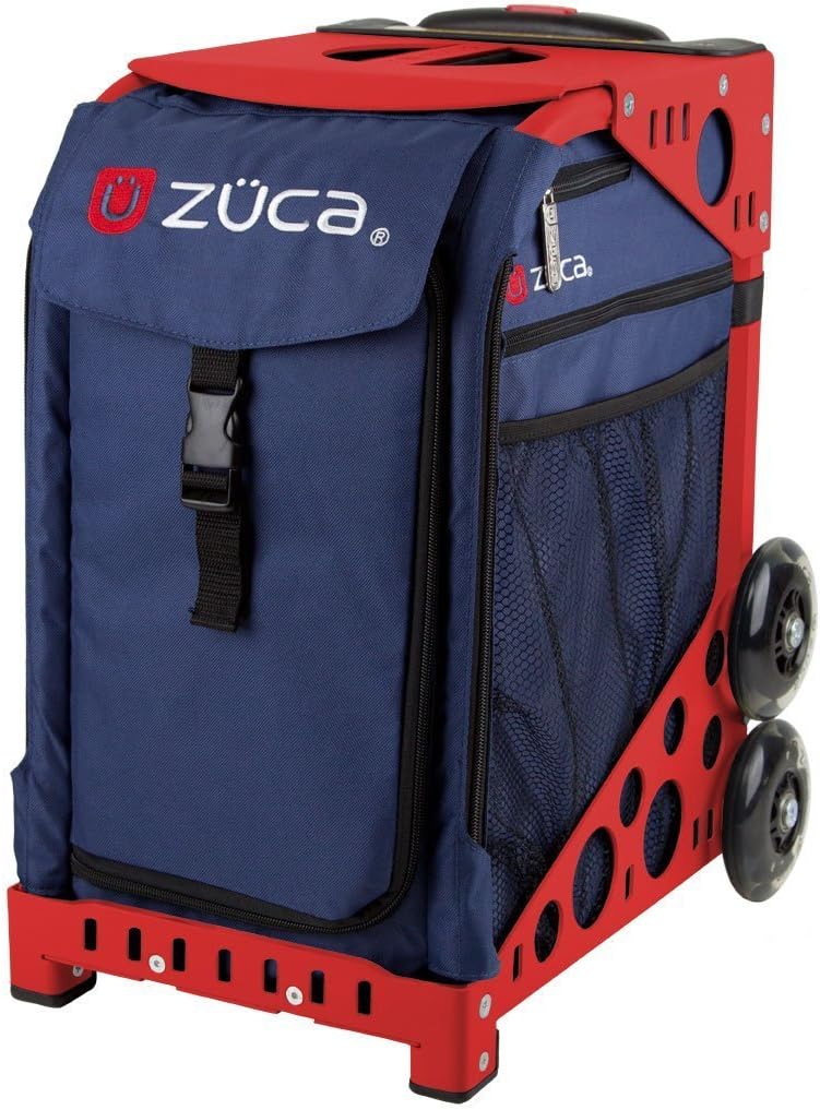 

Сумка ZUCA Midnight с красной рамкой и мигающими колесами